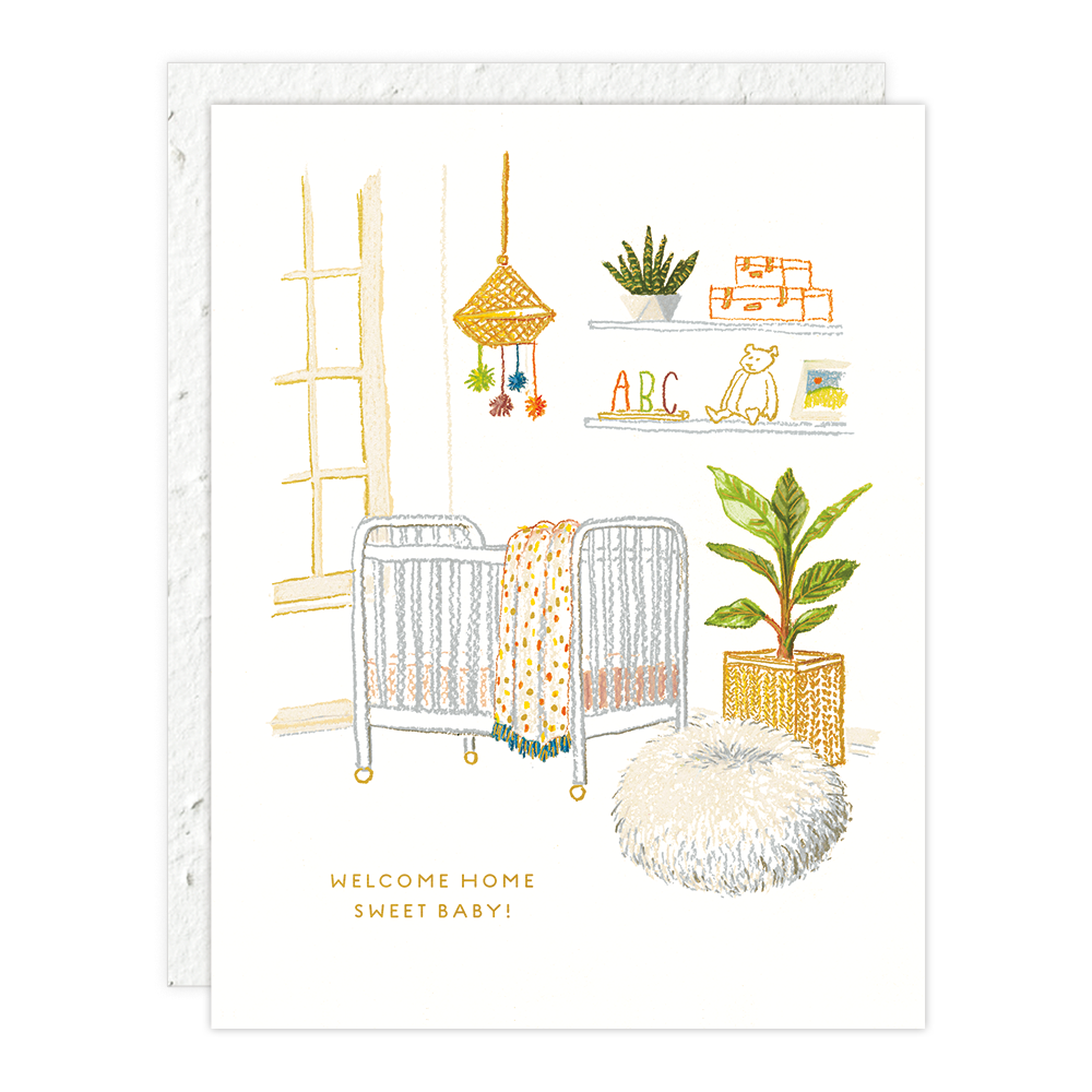 BABYLポストカード Nursery - Baby Card | BOU94726 — Seedlings